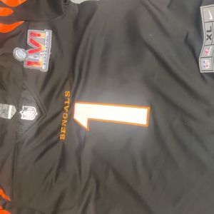 Ja'marr Chase Bengals Superbowl jersey